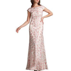 Tadashi Shoji Pale Pink Gown